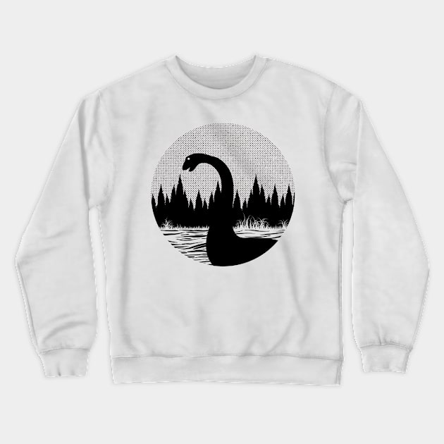 Loch Ness Monster Nessie Crewneck Sweatshirt by Tesszero